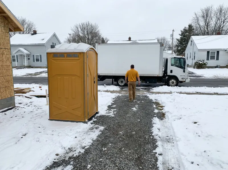 Winter Porta Potty Rental in Syracuse, NY